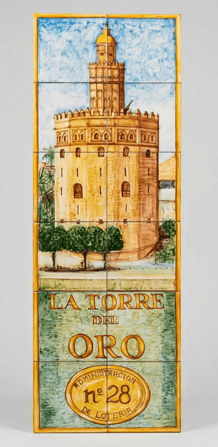 Retablo cerámico personalizado para negocio o establecimiento